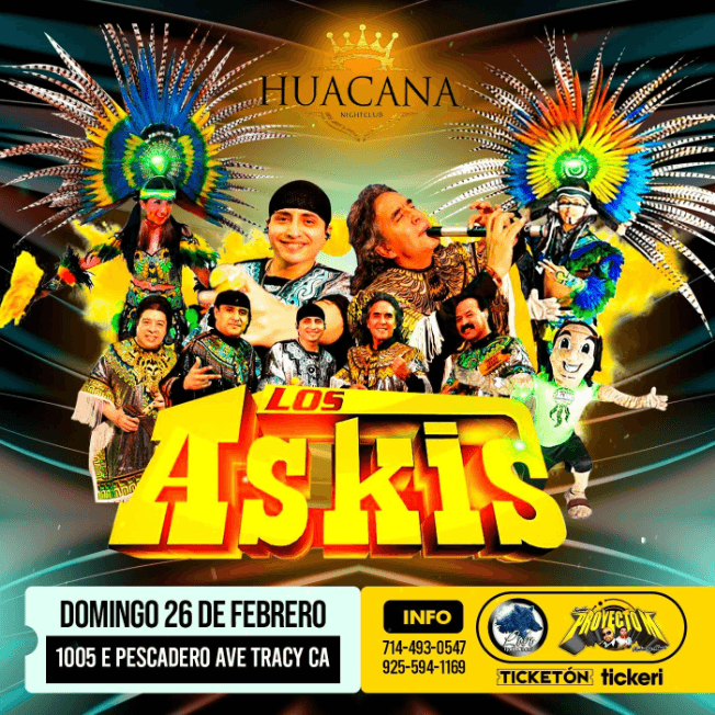 Event - LOS ASKIS EN CONCIERTO ! TRACY CALIFORNIA - Tracy, California - February 26, 2023 | concert tickets