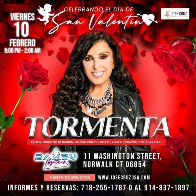 Event - 02-10-2023 TORMENTA, CELEBRANDO EL DIA DE SAN VALENTIN EN NORWALK, CT - Norwalk, Connecticut - February 10, 2023 | concert tickets
