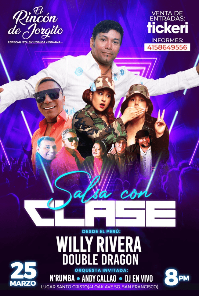 Event - SALSA CON CLASE EN SOUTH SAN FRANCISCO CALIFORNIA - South San Francisco, California - March 25, 2023 | concert tickets