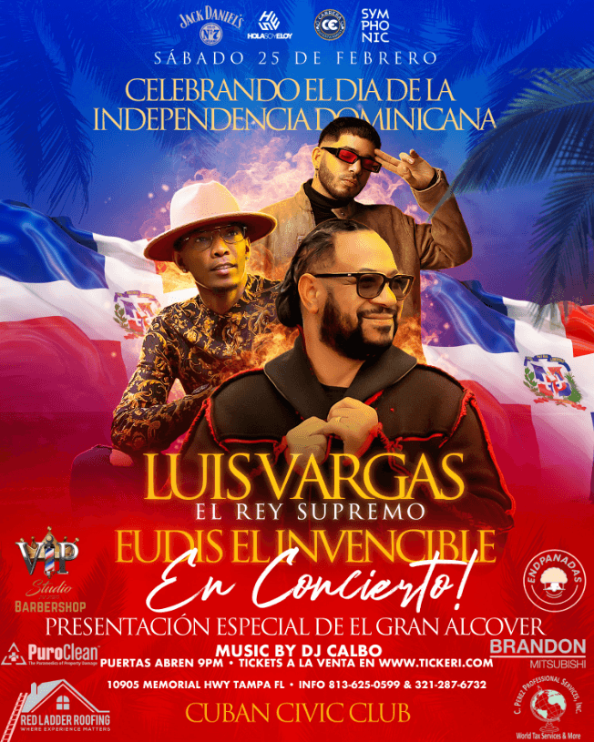 Event - Luis Vargas y Eudis el Invencible en concierto - Tampa, Florida - February 25, 2023 | concert tickets