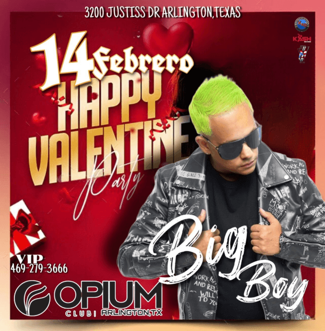 Event - BIG BOY EN CONCIERTO !!! ARLINGTON TEXAS - Arlington, Texas - February 14, 2023 | concert tickets