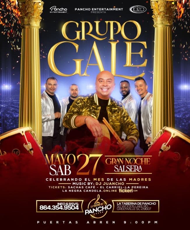 Event - Grupo Gale en Greenville, SC - Greenville, South Carolina - May 27, 2023 | concert tickets