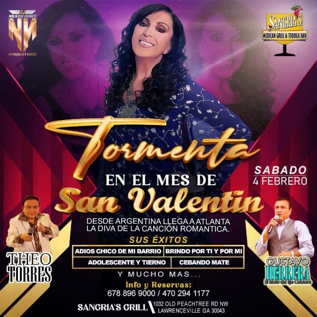 Event - TORMENTA EN CONCIERTO VIP FEB 4 - LAWRENCEVILLE, Georgia - February 4, 2023 | concert tickets