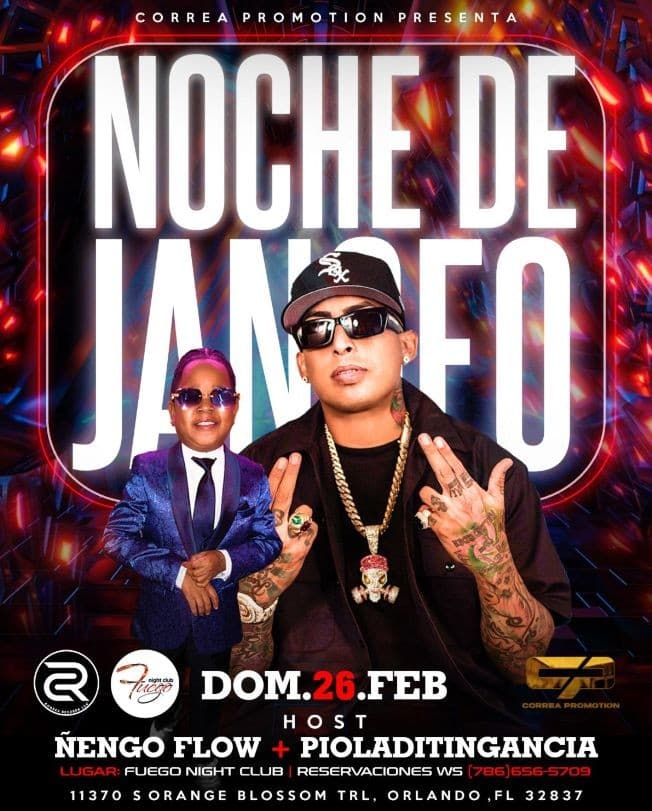Event - Ñengo Flow & Pioladitingancia - Orlando, Florida - February 26, 2023 | concert tickets