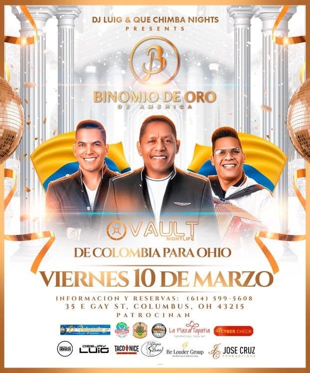 Event - BINOMIO DE ORO DE AMERICA - Columbus, Ohio - March 10, 2023 | concert tickets