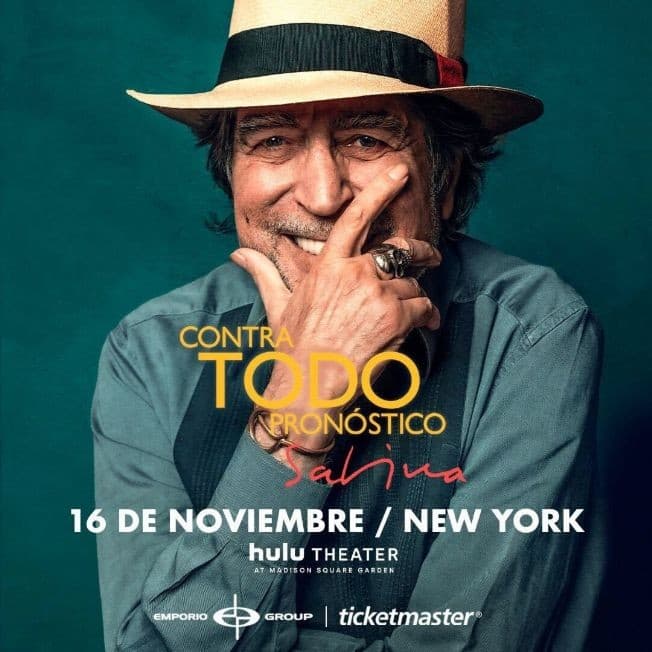 Event - JOAQUIN SABINA - CONTRA TODO PRONÓSTICO NEW YORK - New York, New York - November 16, 2023 | concert tickets