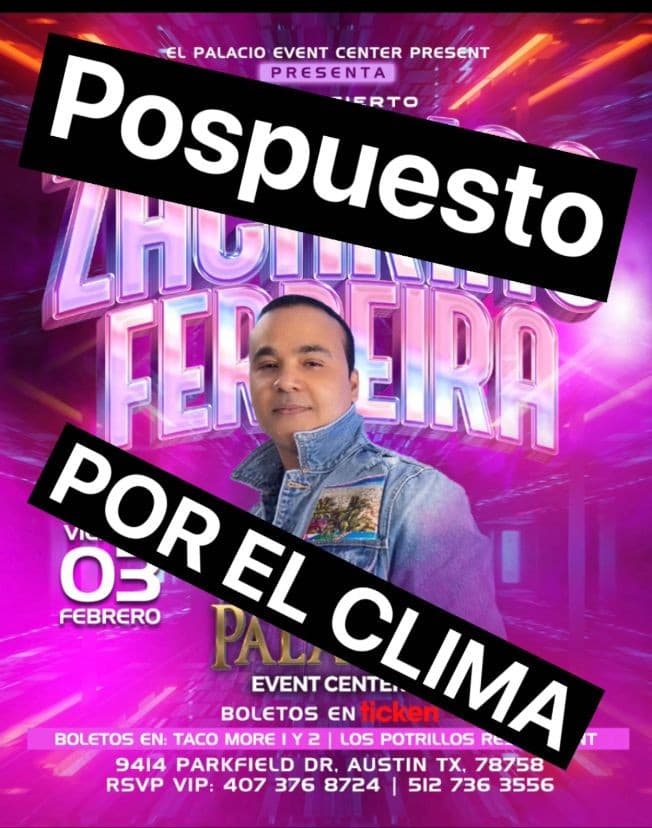 Event - ZACARIAS FERREIRA EN CONCIERTO AUSTIN TX - Austin, Texas - February 3, 2023 | concert tickets