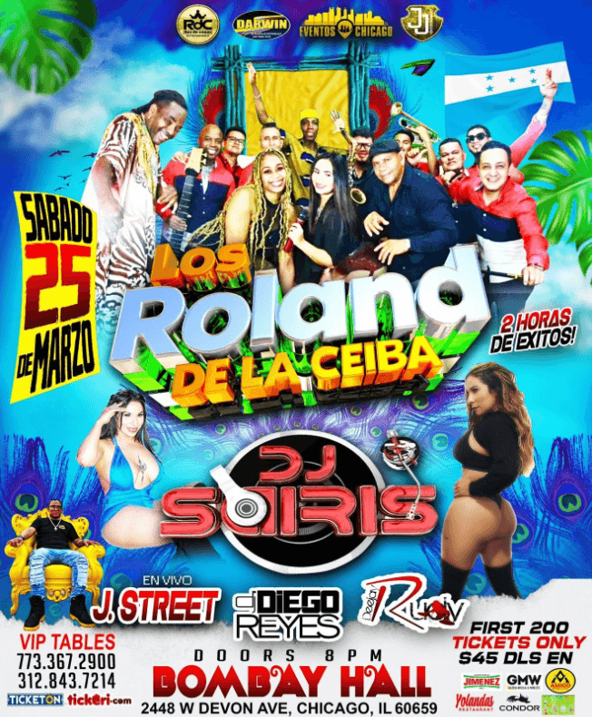 Event - LOS ROLAND DE LA CEIBA EN CONCIERTO ! RDC CHICAGO ILLINOIS - Chicago, Illinois - March 25, 2023 | concert tickets