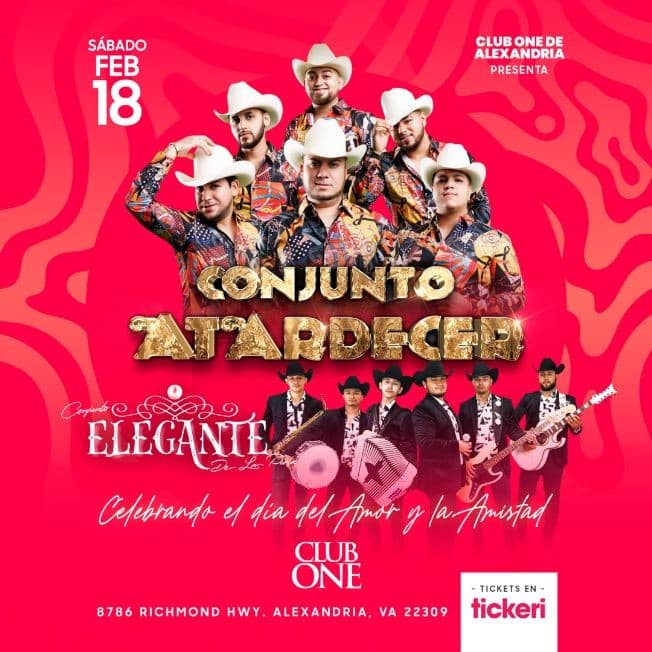 Event - CONJUNTO ATARDECER , CONJUNTO ELEGANTE DE LA PERLA  EN CONCIERTO ! ALEXANDRIA VA - Alexandria, Virginia - February 18, 2023 | concert tickets