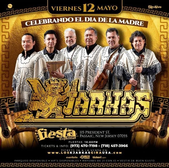 Event - LOS KJARKAS !! NEW JERSEY - Passaic, New Jersey - May 12, 2023 | concert tickets