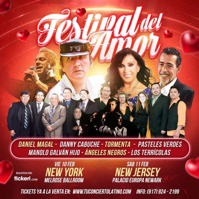 Event - 7MO FESTIVAL DEL AMOR 2023 - NEW JERSEY - Newark, New Jersey - February 11, 2023 | concert tickets