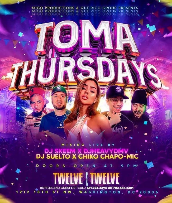 Event - TOMA THURSDAYS AT TWELVE - Washington, District Of Columbia - February 16, 2023 | concert tickets