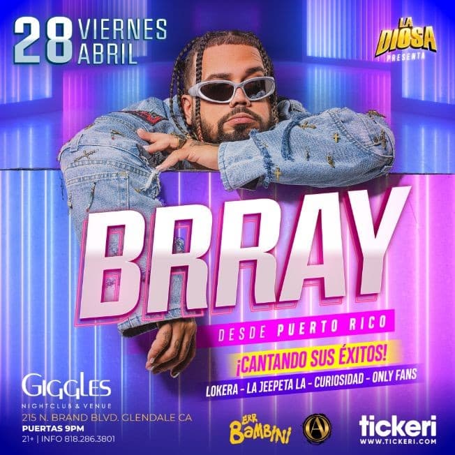 Event - BRRAY EN LOS ANGELES - Glendale, California - April 28, 2023 | concert tickets