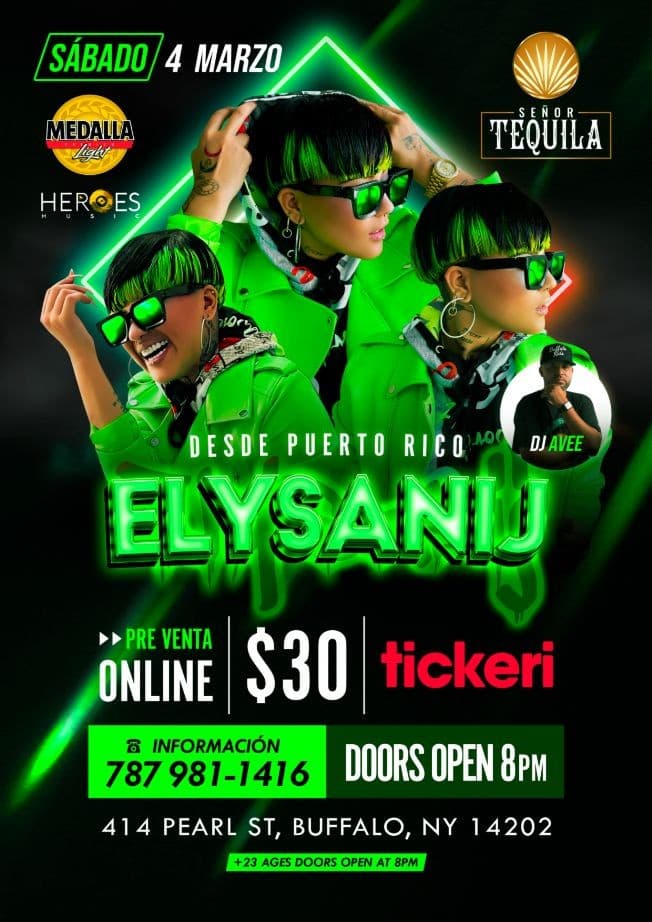 Event - ElysaniJ - Buffalo, New York - March 4, 2023 | concert tickets