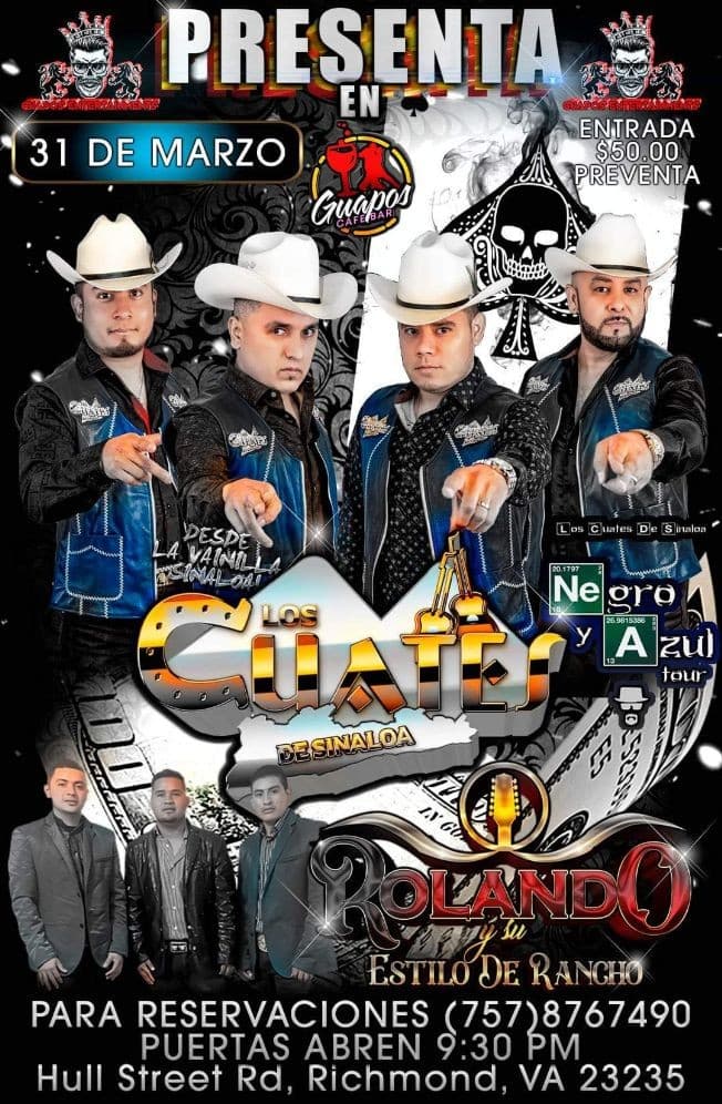 Event - LOS CUATES DE SINALOA EN VIVO RICHMOND VIRGINIA - Richmond, Virginia - March 31, 2023 | concert tickets