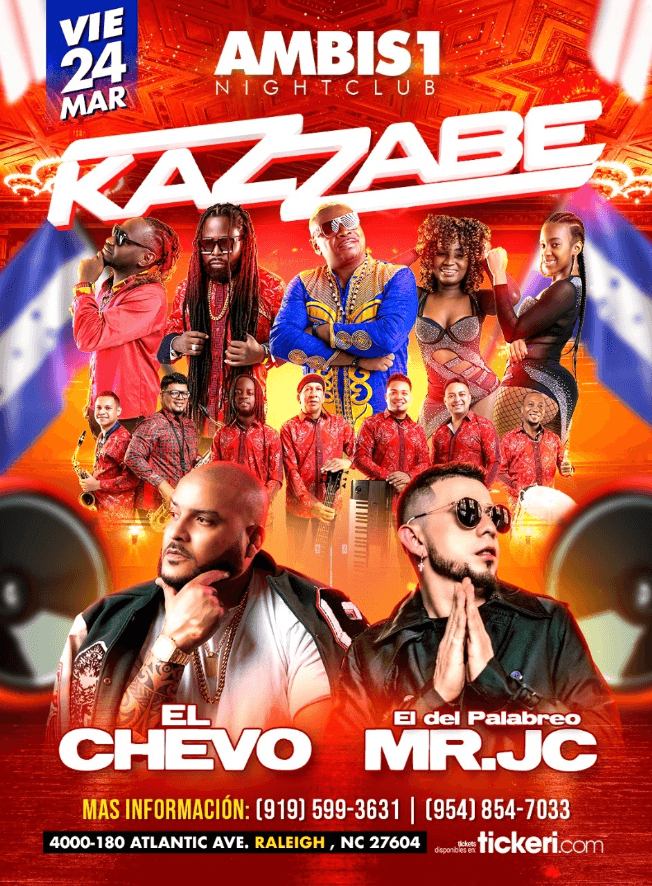 Event - KAZZABE SI SABE EN CONCIERTO ! RALEIGH NORTH CAROLINA - Raleigh, North Carolina - March 24, 2023 | concert tickets