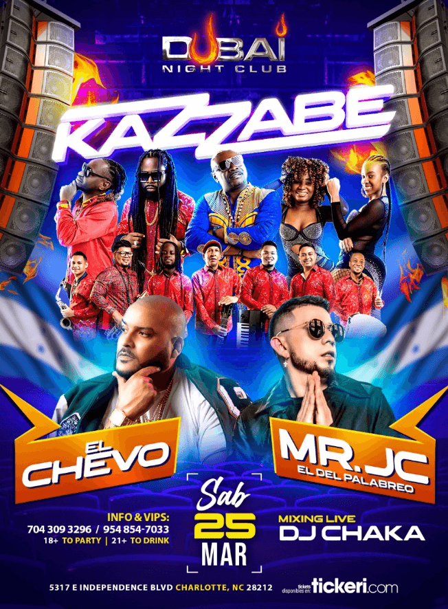 Event - KAZZABE SI SABE EN CONCIERTO ! CHARLOTTE NORTH CAROLINA - Charlotte, North Carolina - March 25, 2023 | concert tickets