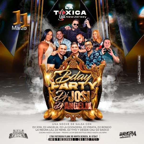 Event - 03-11-2023 BIRTHDAY PARTY DJ JOSI - DJ ANGELIK - North Bergen, New Jersey - March 11, 2023 | concert tickets