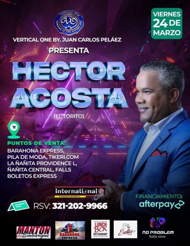Event - HECTOR ACOSTA EL TORITO EN CONCIERTO ! PAWTUCKET RI - Pawtucket, Rhode Island - March 24, 2023 | concert tickets