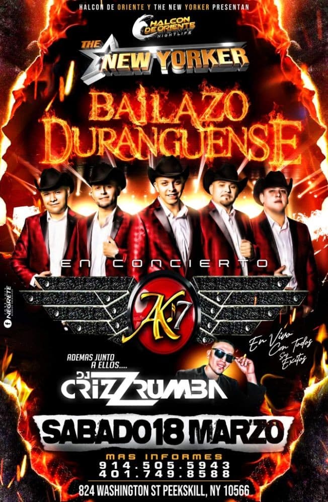 Event - AK7 EN NEW YORKER - Peekskill, New York - March 18, 2023 | concert tickets