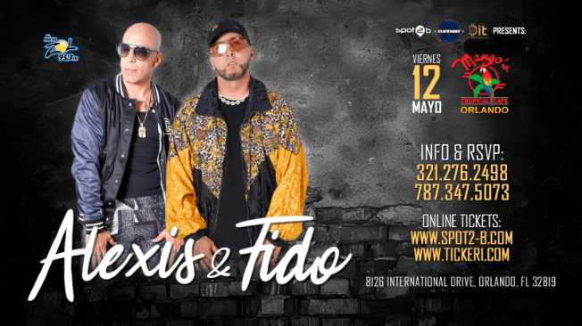 Event - ALEXIS Y FIDO EN CONCIERTO ! ORLANDO FLORIDA - Orlando, Florida - May 12, 2023 | concert tickets