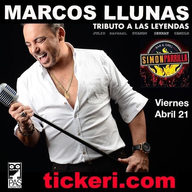 Event - MARCOS LLUNAS TRIBUTO A LAS LEYENDAS EN ORLANDO FLORIDA!  **LIMITED TIME! MOTHER'S DAY SPECIAL** CANCELLED - Orlando, Florida - April 21, 2023 | concert tickets
