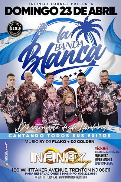 Event - Banda Blanca en Concierto, Trenton NJ - Trenton, New Jersey - April 23, 2023 | concert tickets