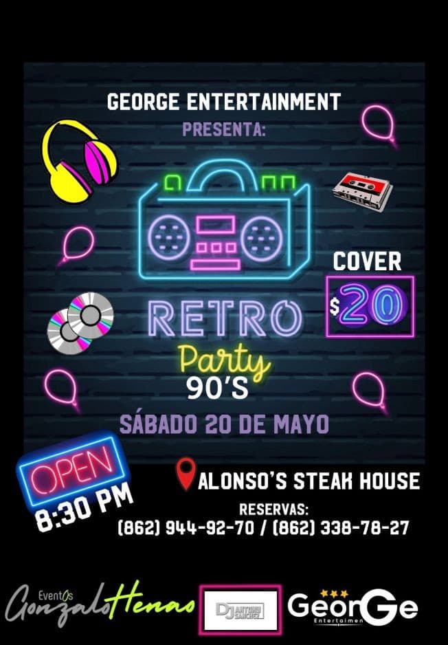 Event - Retro Party 90’s - Dover, New Jersey - May 20, 2023 | concert tickets