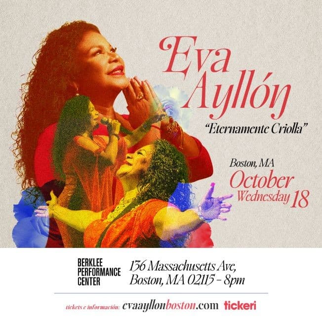 Event - EVA AYLLON " ETERNAMENTE CRIOLLA " BOSTON , MASSACHUSETTS - Boston, Massachusetts - 18 de octubre de 2023 | concert tickets