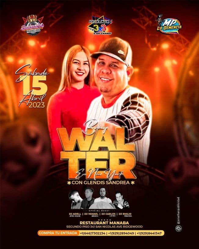 Event - Cumpleaños del Dj walter - Ridgewood, New York - April 15, 2023 | concert tickets