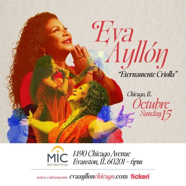 Event - EVA AYLLON " ETERNAMENTE CRIOLLA " EVANSTON, ILLINOIS
