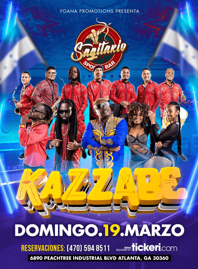 Event - KAZZABE EN CONCIERTO ! DUNWOODY GEORGIA - Dunwoody, Georgia - March 19, 2023 | concert tickets