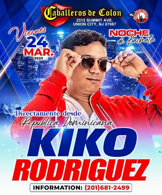 Event - KIKO RODRIGUEZ EN CONCIERTO ! UNION CITY NEW JERSEY - Union City, New Jersey - March 24, 2023 | concert tickets