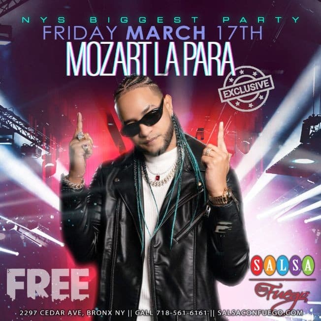 Event - Mozart La Para Exclusivo - Bronx, New York - March 17, 2023 | concert tickets