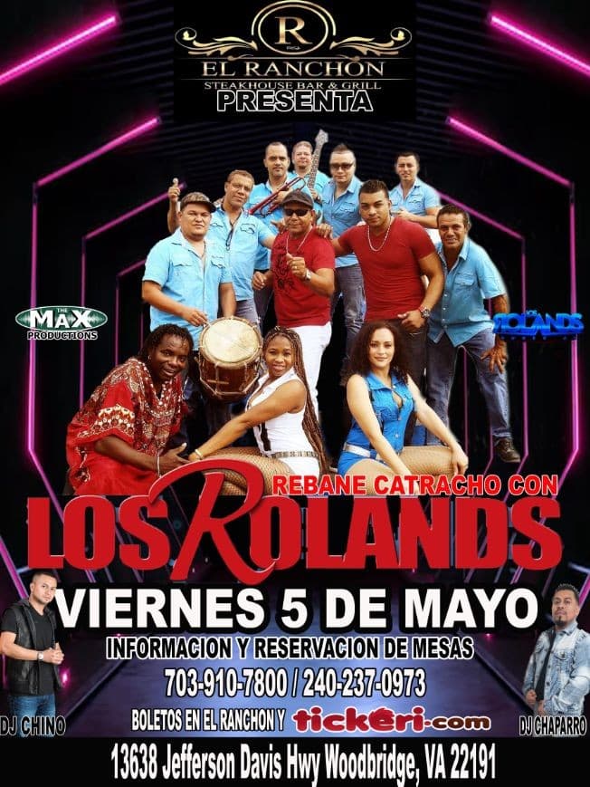 Event - LOS ROLANDS EN EL RANCHON DE WOODBRIDGE - Woodbridge, Virginia - May 5, 2023 | concert tickets
