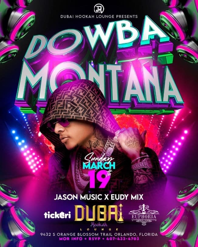 Event - DOWBA  MONTANA - Orlando, Florida - March 19, 2023 | concert tickets