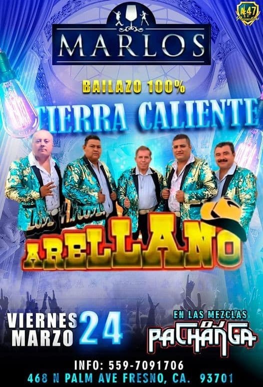 Event - HNOS ARELLANO EN FRESNO CA - Fresno, California - March 24, 2023 | concert tickets
