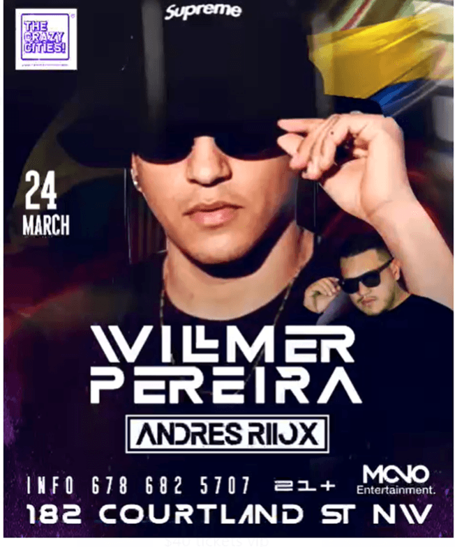 Event - WILMER PEREIRA  , ANDRES RIIOX  EN VIVO ! ATLANTA GEORGIA - Atlanta, Georgia - March 24, 2023 | concert tickets