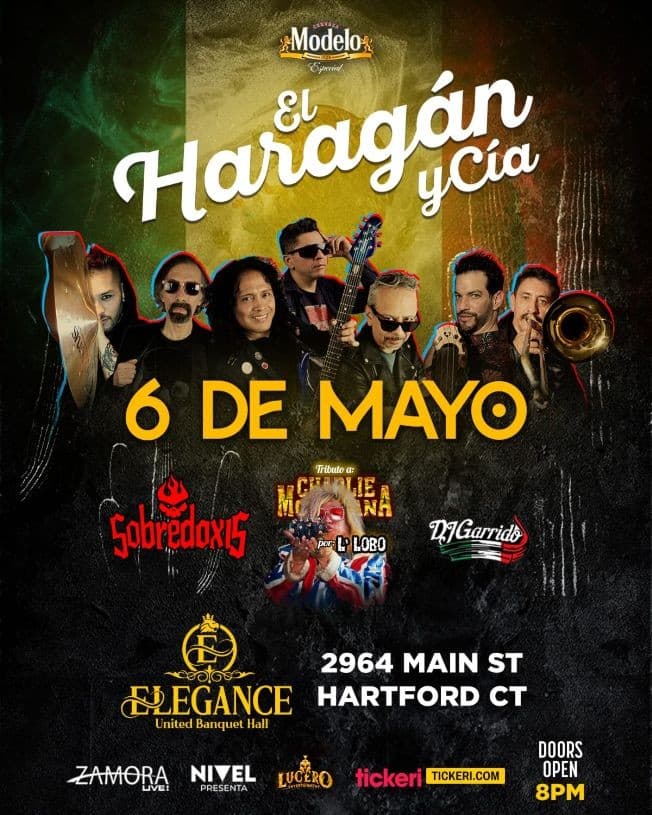 Event - EL HARAGAN Y CIA en vivo en Hartford, CT - Hartford, Connecticut - May 6, 2023 | concert tickets
