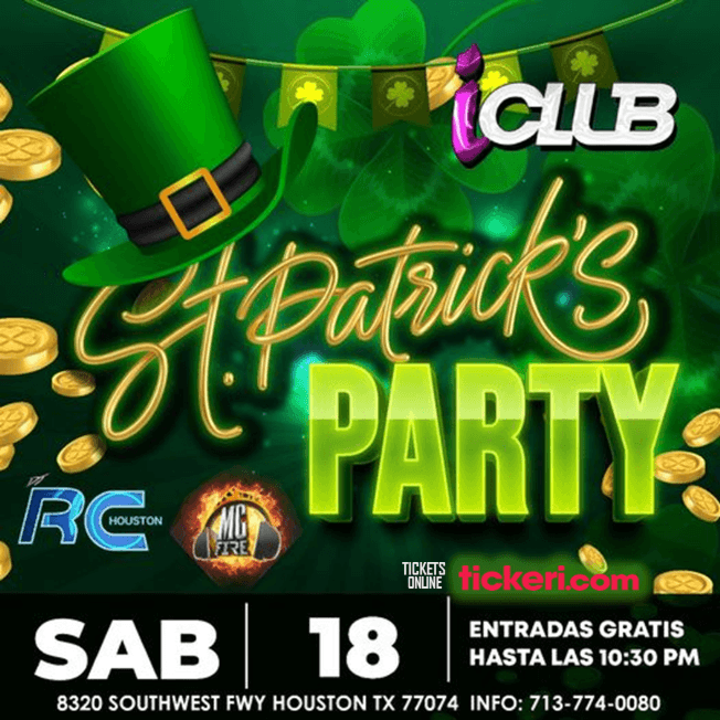 Event - ST PATRICKS PARTY EN HOUSTON TEXAS - Houston, Texas - March 18, 2023 | concert tickets