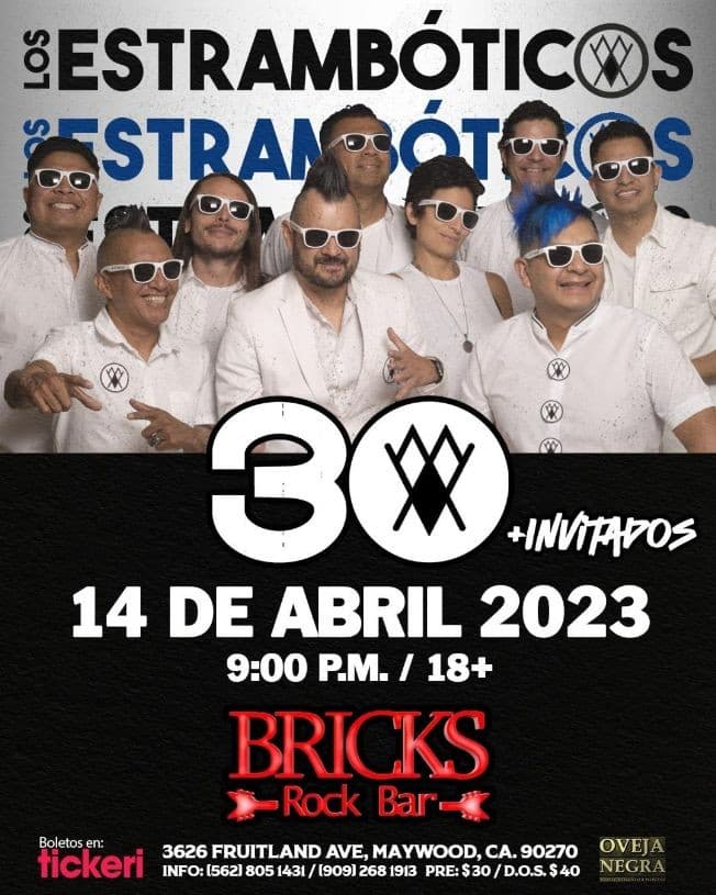 Event - ESTRAMBOTICOS EN CONCIERTO ! MAYWOOD CALIFORNIA - Maywood, California - April 14, 2023 | concert tickets
