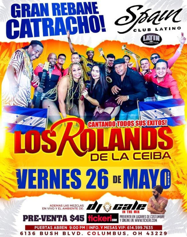 Event - LOS ROLAND DE LA CEIBA EN CONCIERTO ! COLUMBUS OHIO - Columbus, Ohio - 26 de mayo de 2023 | concert tickets