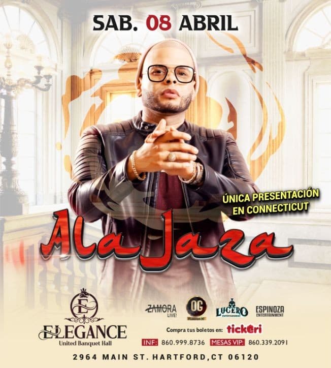Event - ALA JAZA en vivo en Hartford, CT - Hartford, Connecticut - April 8, 2023 | concert tickets