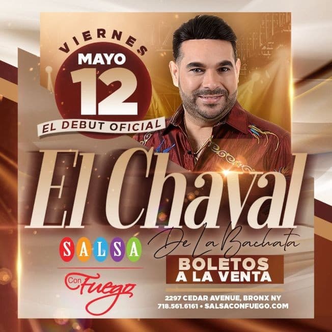 Event - El Chaval Debut Oficial - Bronx, New York - May 12, 2023 | concert tickets