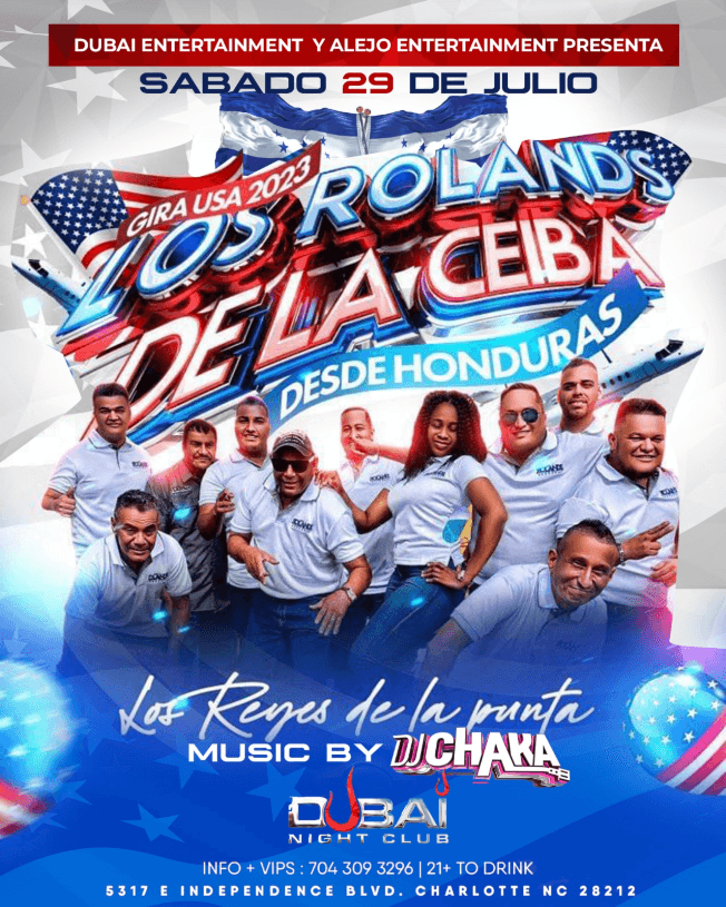 Event - LOS ROLANDS DE LA CEIBA EN CONCIERTO !  CHARLOTTE NORTH CAROLINA - Charlotte, North Carolina - July 29, 2023 | concert tickets