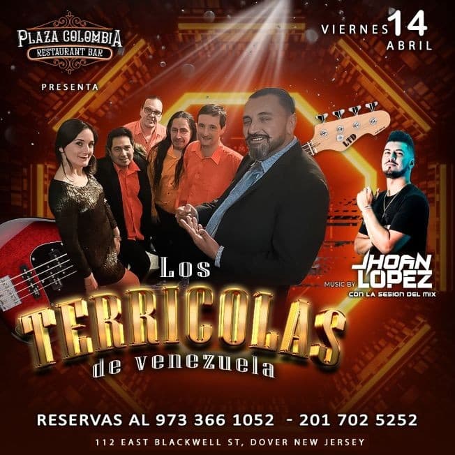 Event - LOS TERRICOLAS DE VENEZUELA - Dover, New Jersey - April 14, 2023 | concert tickets