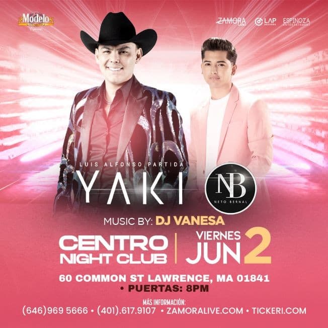 Event - LUIS ALFONSO PARTIDA EL YAKI & NETO BERNAL en vivo en Lawrence, MA - Lawrence, Massachusetts - June 2, 2023 | concert tickets