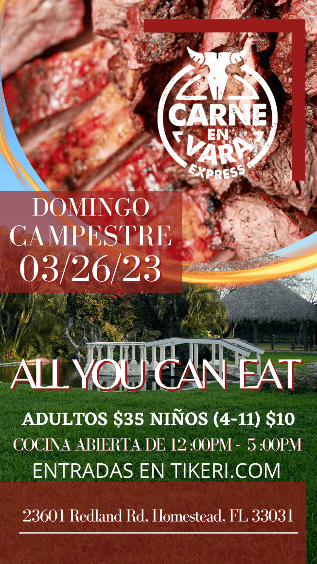 Event - Carne en Vara Express - Homestead, Florida - March 26, 2023 | concert tickets