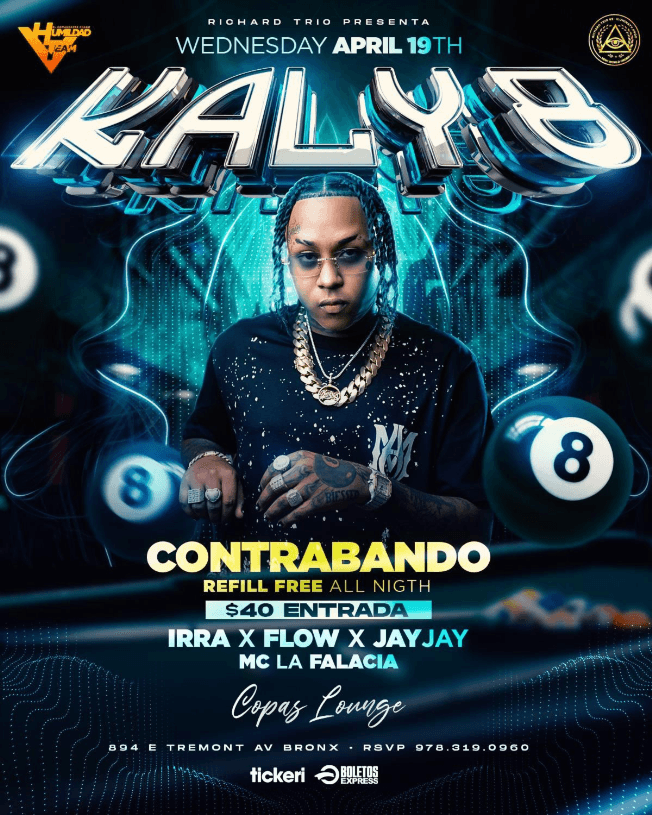 Event - KALY 8 EN CONCIERTO ! BRONX NEW YORK - Bronx, New York - April 19, 2023 | concert tickets