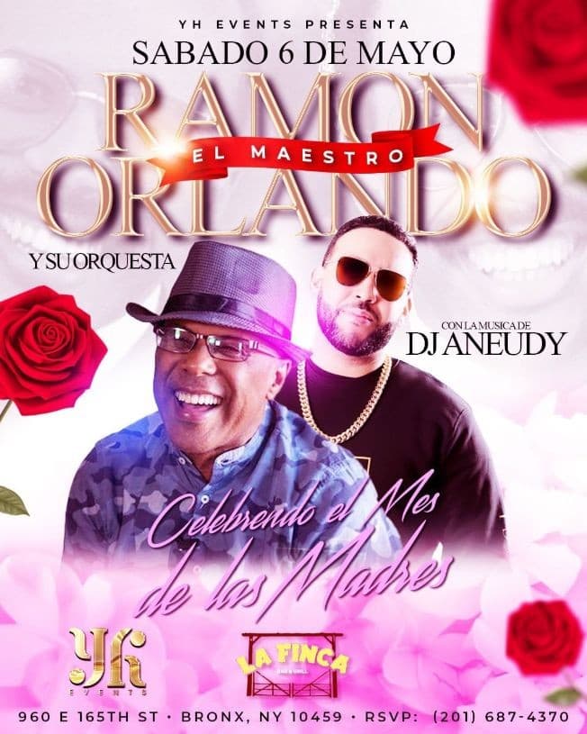 Event - RAMON ORLANDO Y SU ORQUESTA EN CONCIERTO ! BRONX NEW YORK - Bronx, New York - May 6, 2023 | concert tickets